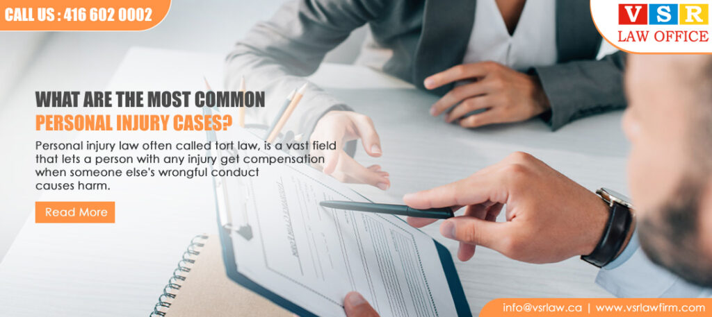 What Are The Most Common Personal Injury Cases