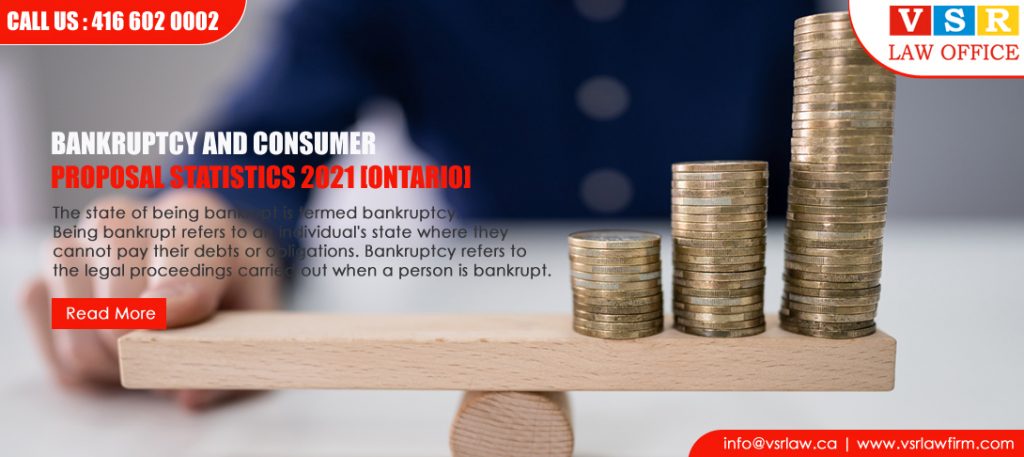 Bankruptcy and Consumer Proposal Statistics 2021 [Ontario]