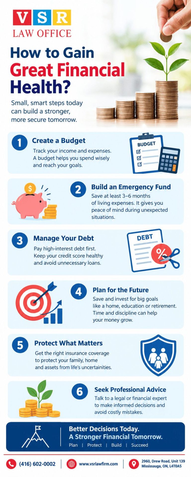 How to Gain Great Financial Health? | VSR Law