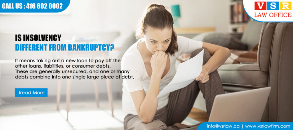 Is Insolvency different from Bankruptcy