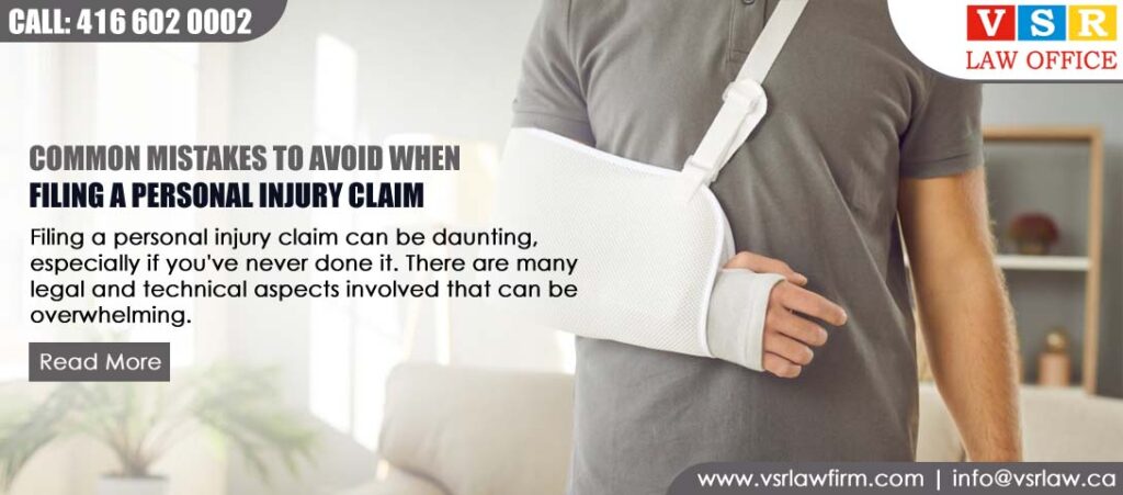 Common Mistakes to Avoid When Filing a Personal Injury Claim